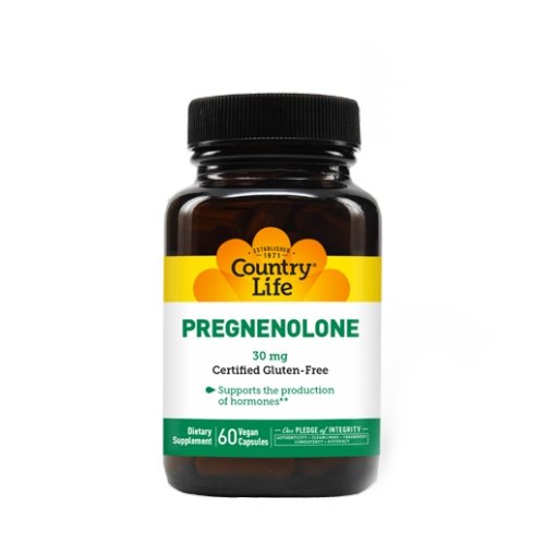 Country Life, Pregnenolone, 30 MG, 60 Caps