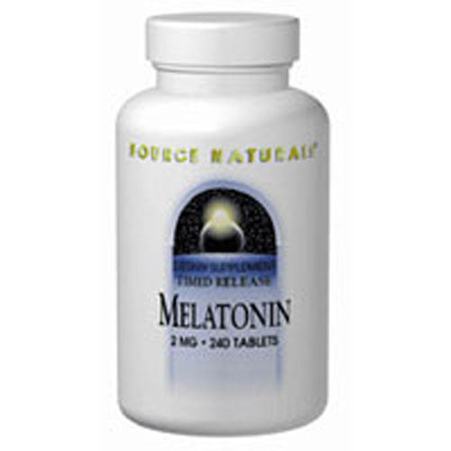 Source Naturals, Melatonin, 2 MG, Timed Release 60 Tabs