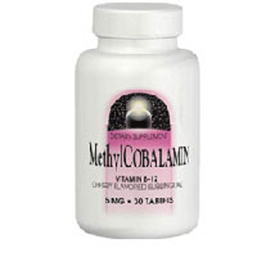 Source Naturals, MethylCobalamin Cherry, 5 mg, 30 Tabs