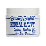 Country Comfort, Herbal Savvy Comfrey Aloe Vera, 2 Oz