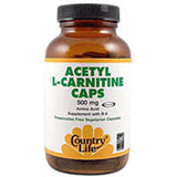 Country Life, Acetyl L-carnitine, 500 mg, 60 Caps