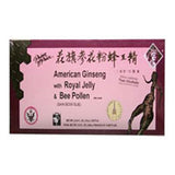Prince Of Peace, American Ginseng, Royal Jelly With Bee Pollen, 10x10 Cc