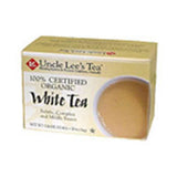 Uncle Lees Teas, Organic White Tea, White, 18 Bag
