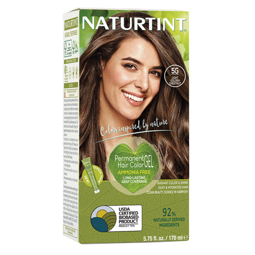 Naturtint, Permanent Hair Colorant, 5 G Light Golden Chestnut, 5.28 Oz
