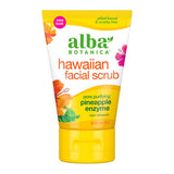 Alba Botanica, Hawaiian Pineapple Enzyme Facial Scrub, 4 oz