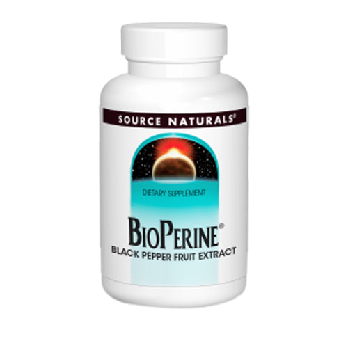 Source Naturals, Bioperine Black Pepper Fruit Extract, 10 MG, 120 Tabs
