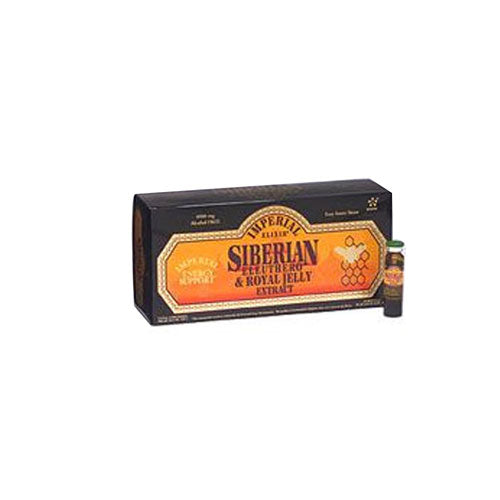 Imperial Elixir / Ginseng Company, Siberian Eleuthero Extract with Royal Jelly, Vials 30x10ml