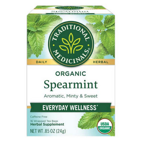 Traditional Medicinals, Organic Spearmint Tea, 16 Bags
