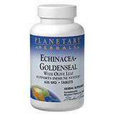 Planetary Herbals, Echinacea-Goldenseal, with Olive Leaf 30 Tabs