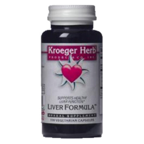 Kroeger Herb, LIVER FORMULA, 100 Caps