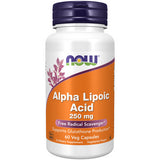Now Foods, ALPHA LIPOIC ACID, 250 mg, 60 Caps