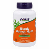 Now Foods, Black Walnut Hulls, 500 mg, 100 Caps