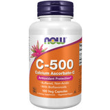 Now Foods, Vitamin C-500 Calcium Ascorbate, 100 Veg Caps