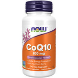 Now Foods, CoQ10 with Hawthorn Berry Vegetarian, 100 mg, 90 Veg Caps