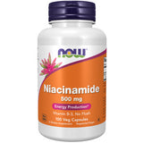 Now Foods, Niacinamide, 500 mg, 100 Caps