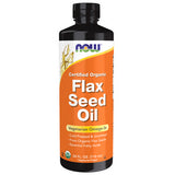 Now Foods, Organic Flax Seed Oil, 24 oz