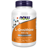 Now Foods, L-Ornithine, 500 mg, 120 Caps