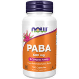 Now Foods, Paba, 500 mg, 100 Caps