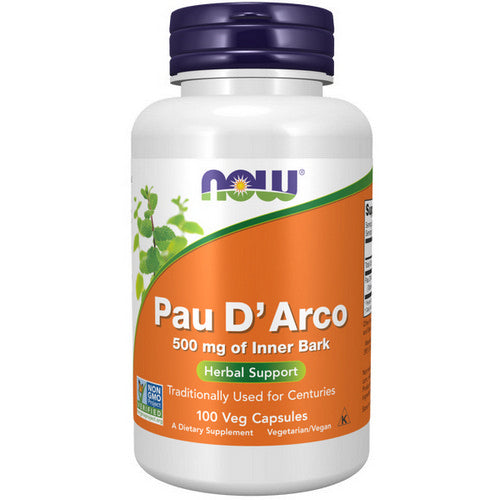 Now Foods, Pau D' Arco, 500 mg, 100 Caps