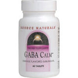 Source Naturals, GABA Calm, Orange flavor, 30 Tabs