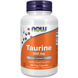 Now Foods, Taurine, 500 mg, 100 Caps
