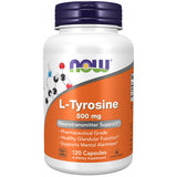 Now Foods, L-Tyrosine, 500 mg, 120 Caps