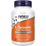 Now Foods, L-Tyrosine, 750 mg, 90 Veg Caps