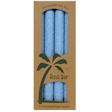 Aloha Bay, Palm Candle Tapers Light Blue, Light Blue, 4 Pack