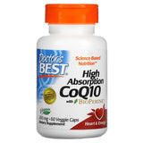 Doctors Best, High Absorp Coq10  W/ Bioperine, 200 mg, 60 Veggie Caps