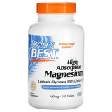 Doctors Best, High Absorption Magnesium, 100 mg, 240 Tabs