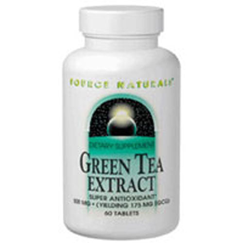 Green Tea Extract 120 Tabs By Source Naturals
