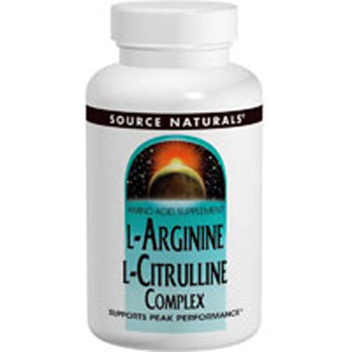 Source Naturals, L-Arginine L-Citrulline Complex, 60 Tabs