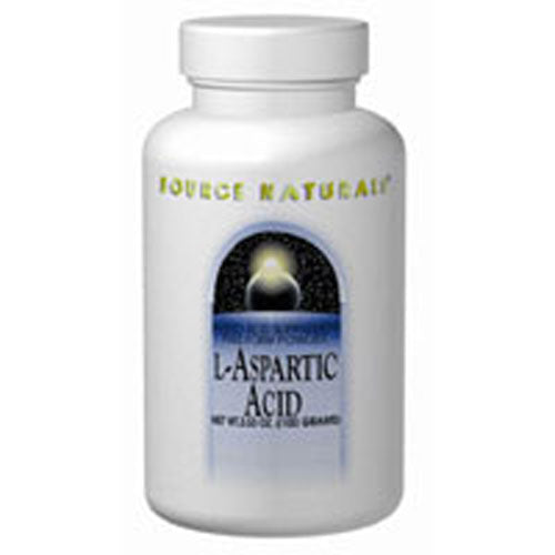 L-Aspartic Acid Powder 3.53 oz (100 gms) By Source Naturals