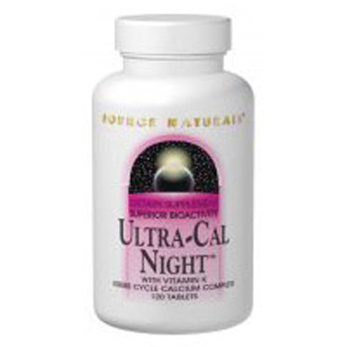 Ultra-Cal Night 120 Tabs By Source Naturals