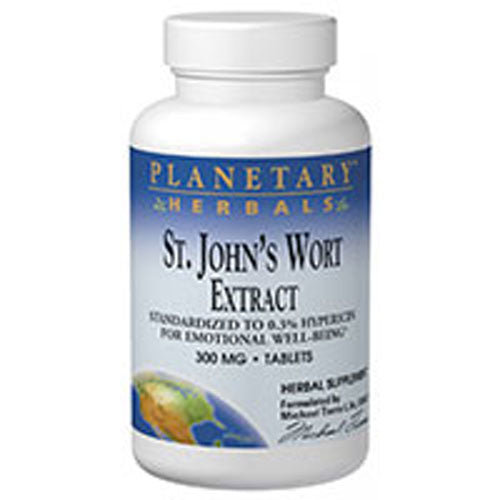Planetary Herbals, St. John’s Wort Extract, 300 MG, 90 Tabs