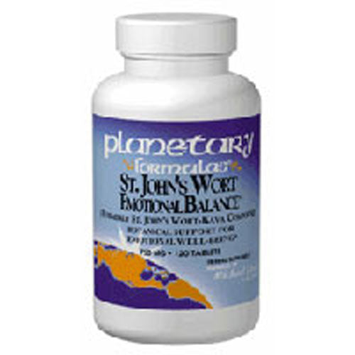 St. John's Wort Emotional Balance 30 Tabs By Planetary Herbals