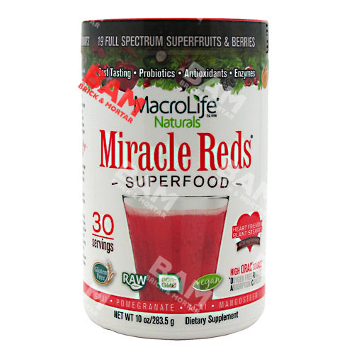 Miracle Reds 10 Oz By Macrolife Naturals