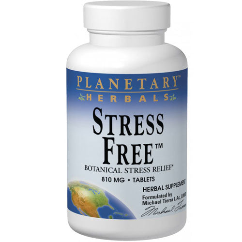 Planetary Herbals, Stress Free Calm Formula, 60 Tabs