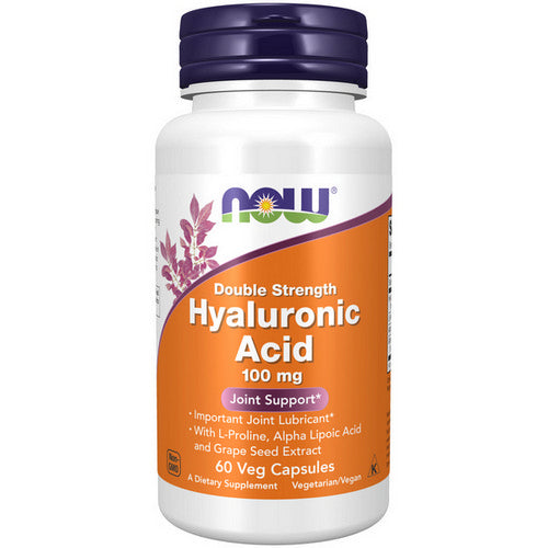 Now Foods, Hyaluronic Acid, 100 mg, 60 Vcaps