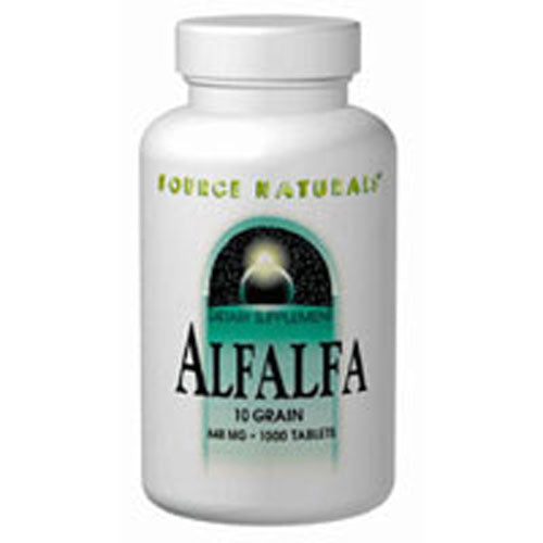 Alfalfa 10 Grain 500 Tabs By Source Naturals
