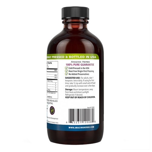 Premium Black Seed Oil 8 Oz By Amazing Herbs