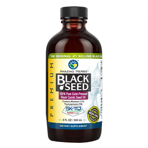 Premium Black Seed Oil 8 Oz By Amazing Herbs