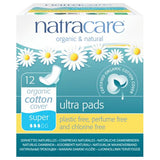 Natracare, Super Ultra W/wings Pads, 12 Ct