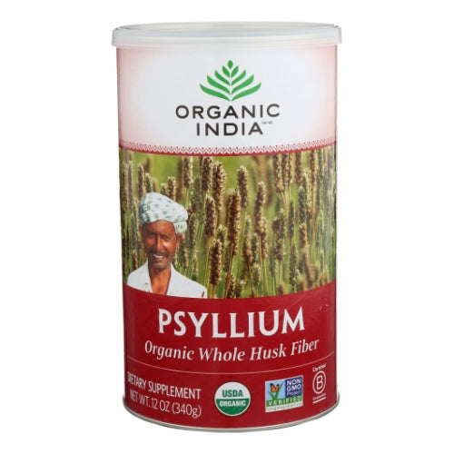 Organic Whole Husk Psyllium Organic, 12 Oz By Organic India
