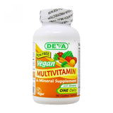 Deva Vegan Vitamins, Vegan, Multivitamin Without Iron, 90 Tab