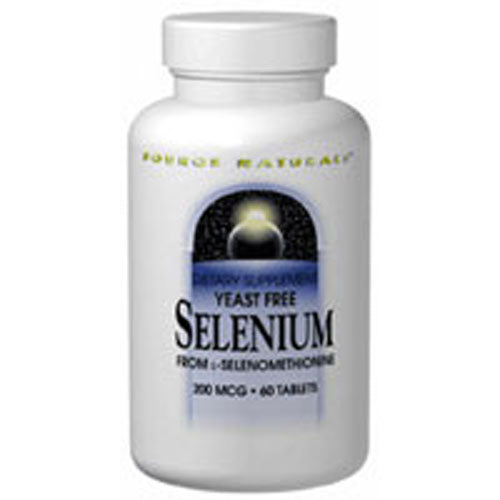 Selenium from L-Selenomethionine 120 Tabs By Source Naturals