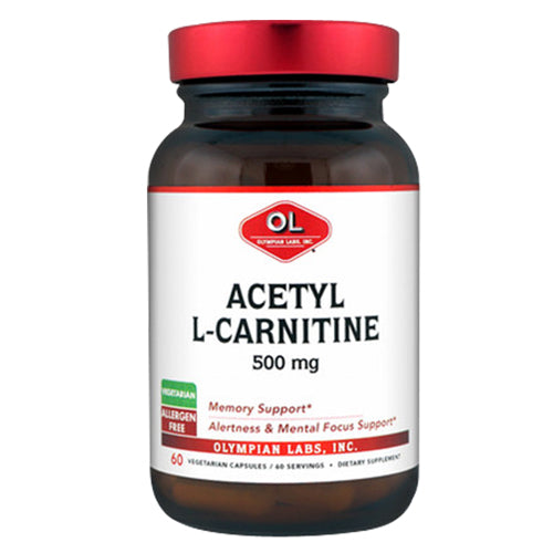 Olympian Labs, Acetyl L Carnitine, 500mg, 60 caps