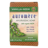 Ayurvedic Bar Soap Vanilla Neem, 2.75 oz By Auromere