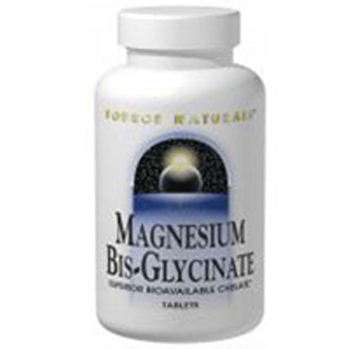 Magnesium Bis-Glycinate 60 tabs By Source Naturals