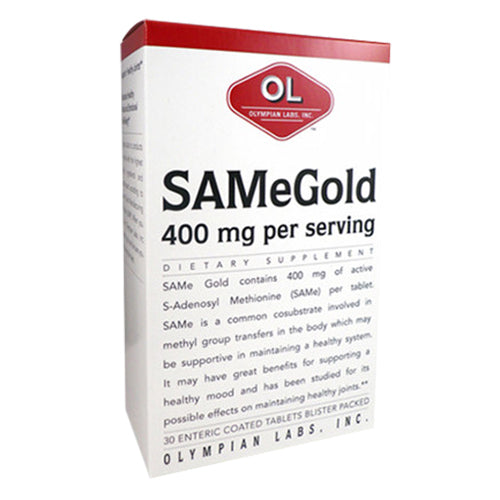 SAMe Gold 30 Tabs By Olympian Labs